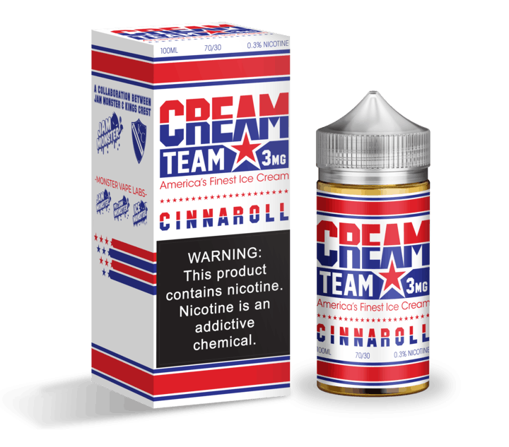 Cinnaroll Cream E liquid by Jam Monster