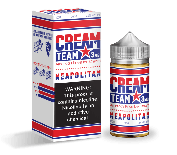 Neapolitan Cream E liquid by Jam Monster