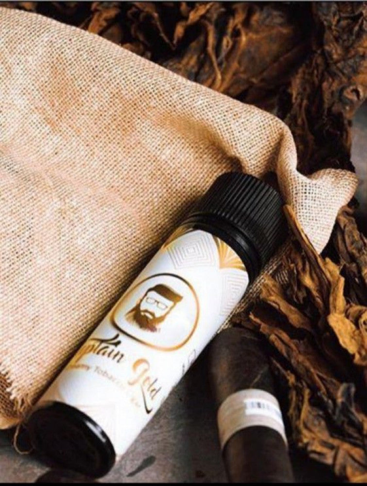Captain Gold Creamy Tobacco Cigar 100ml Ejuice by Joosy World
