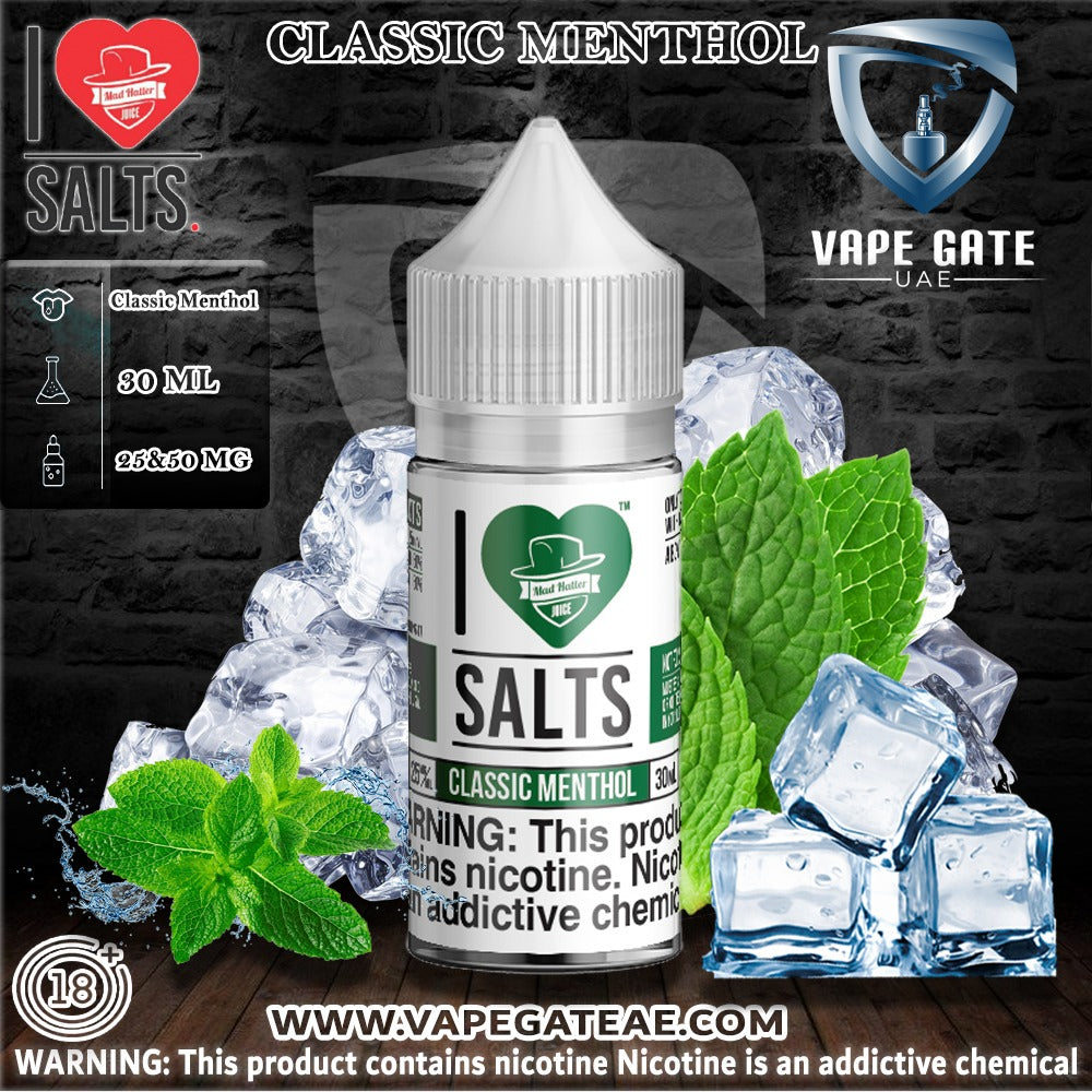 Classic Menthol -  I Love Salts / Mad Hatter Juice