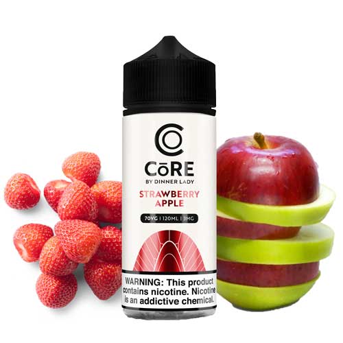 CORE BY DINNER LADY - STRAWBERRY APPLE (120ML)
