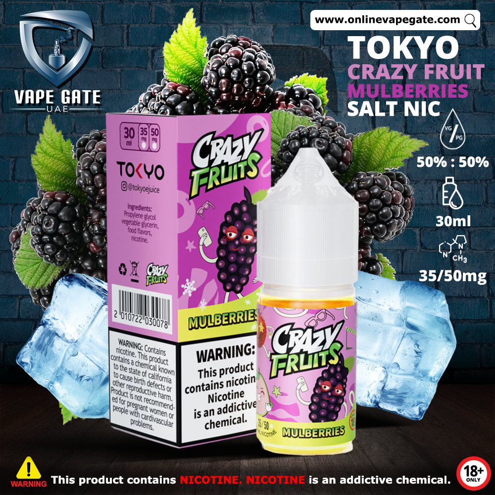 Tokyo Crazy Fruits Mulberries Saltnic 30ml