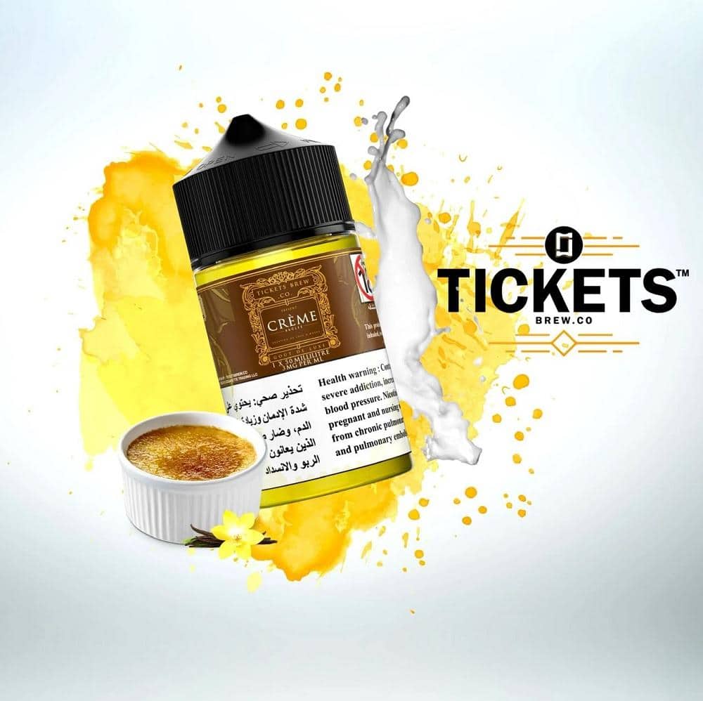 Creme Brulee E Liquid by Tickets Brew Co