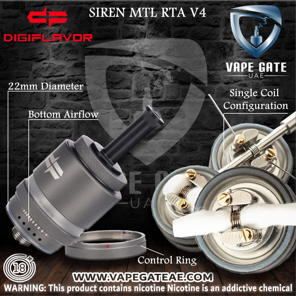 Digiflavor - Siren MTL RTA V4