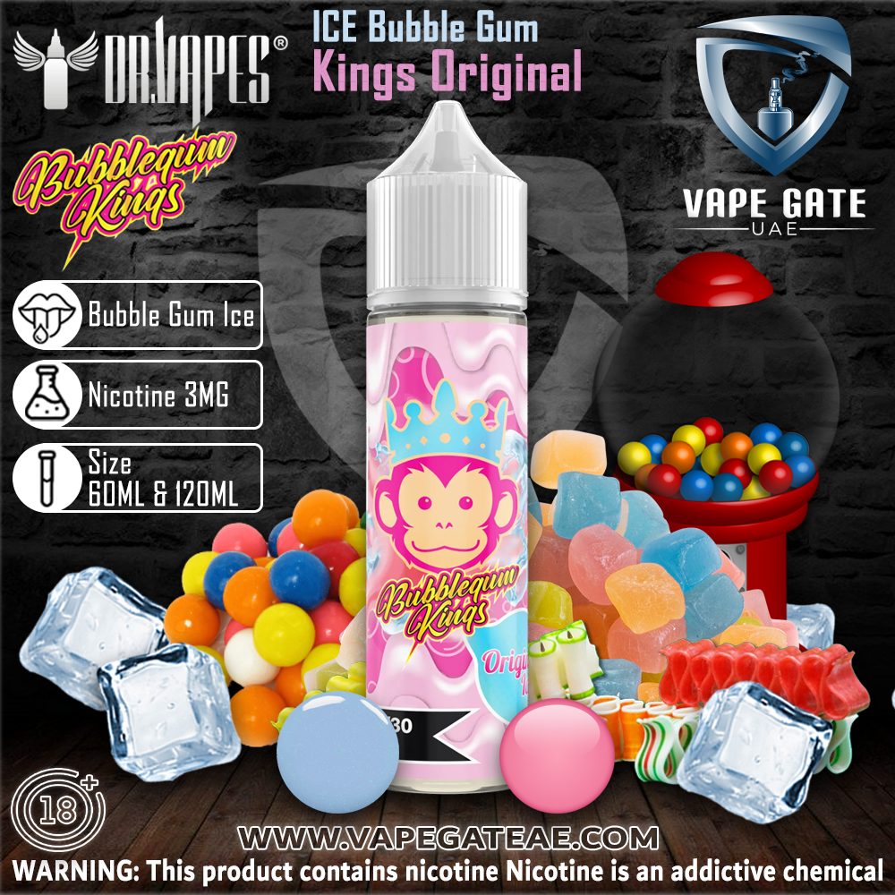 Bubble Gum Kings Original Ice 60ml by Dr. Vapes
