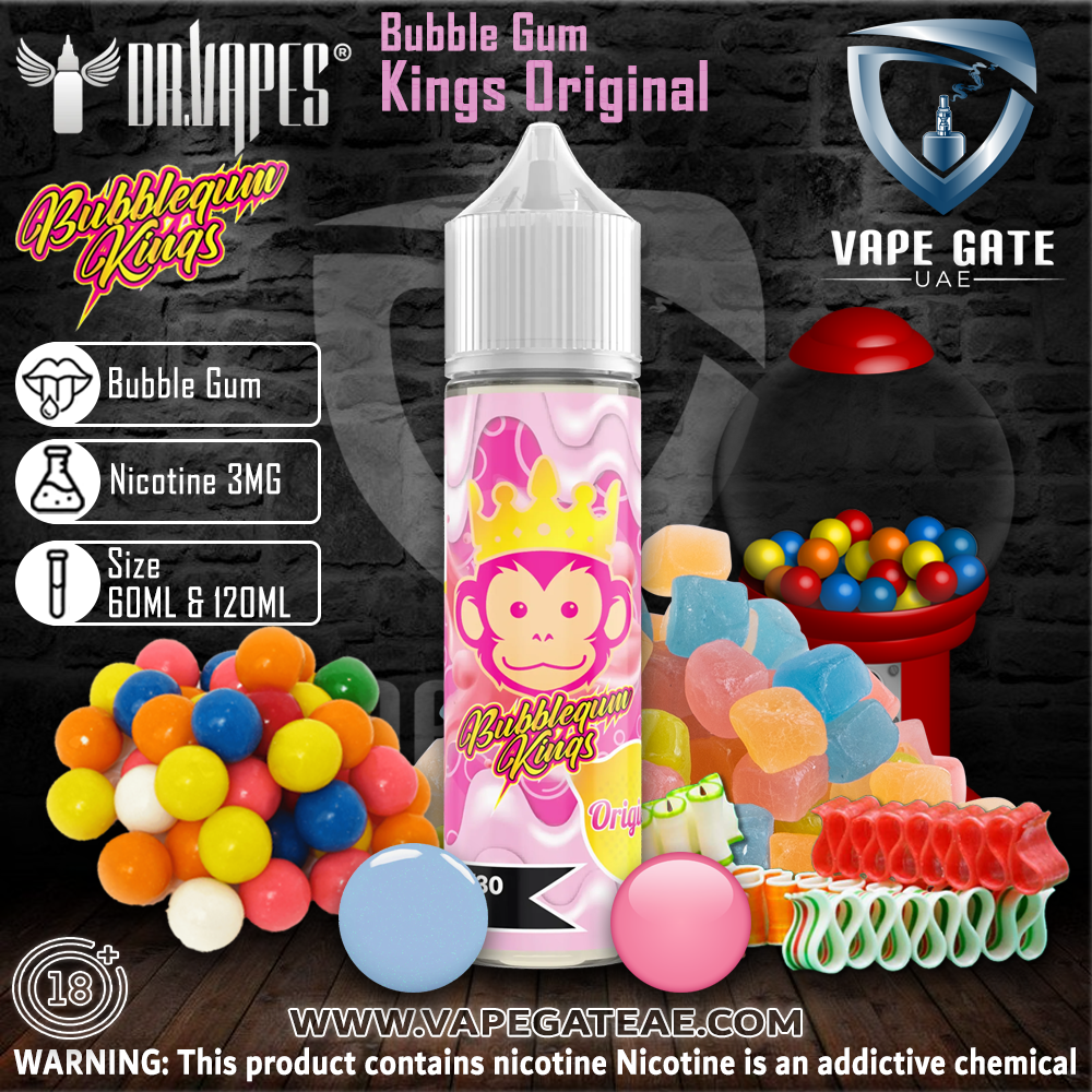 Bubble Gum Kings Original 60ml by Dr. Vapes