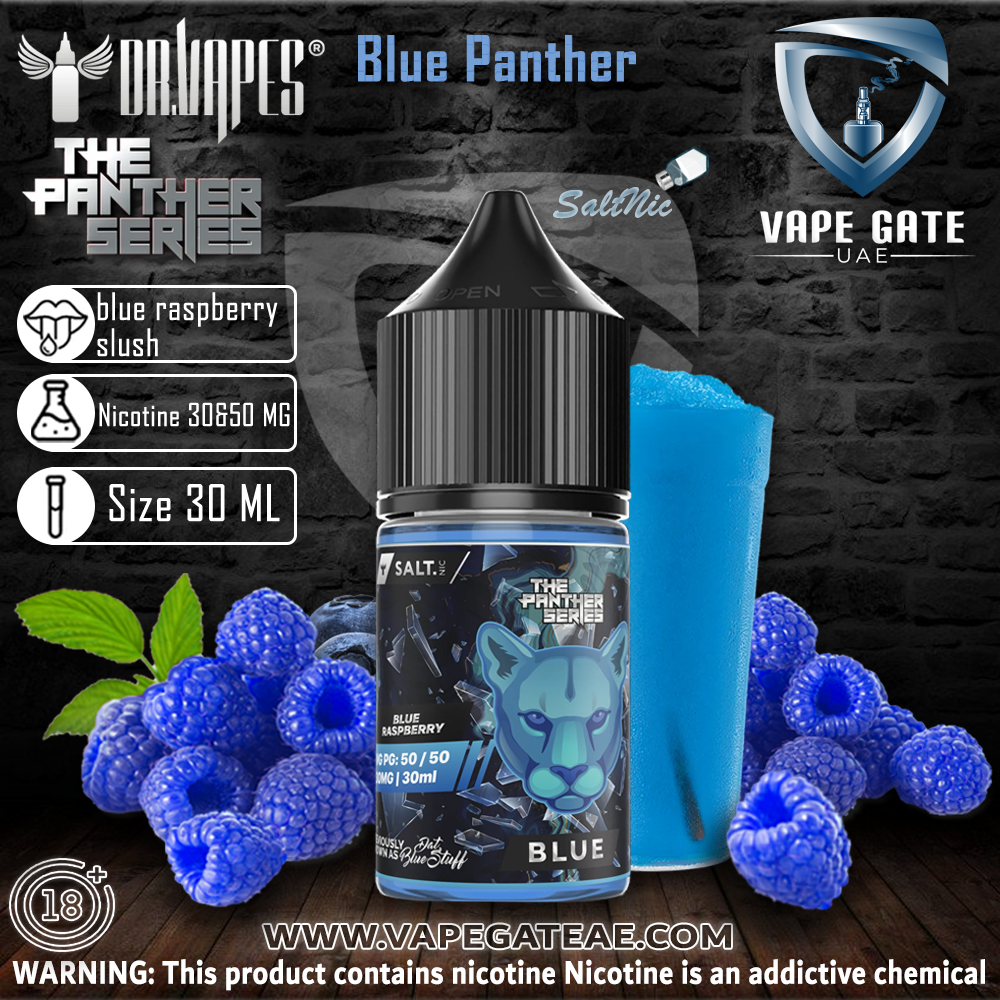Date Blue Stuff (Blue Panther) -  SaltNic 30ml by Dr Vapes
