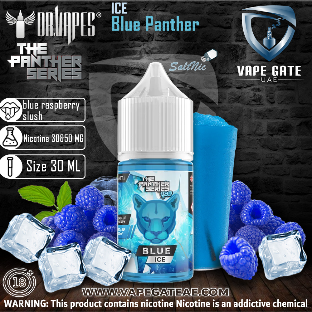 Blue Panther Ice -  SaltNic 30ml by Dr Vapes