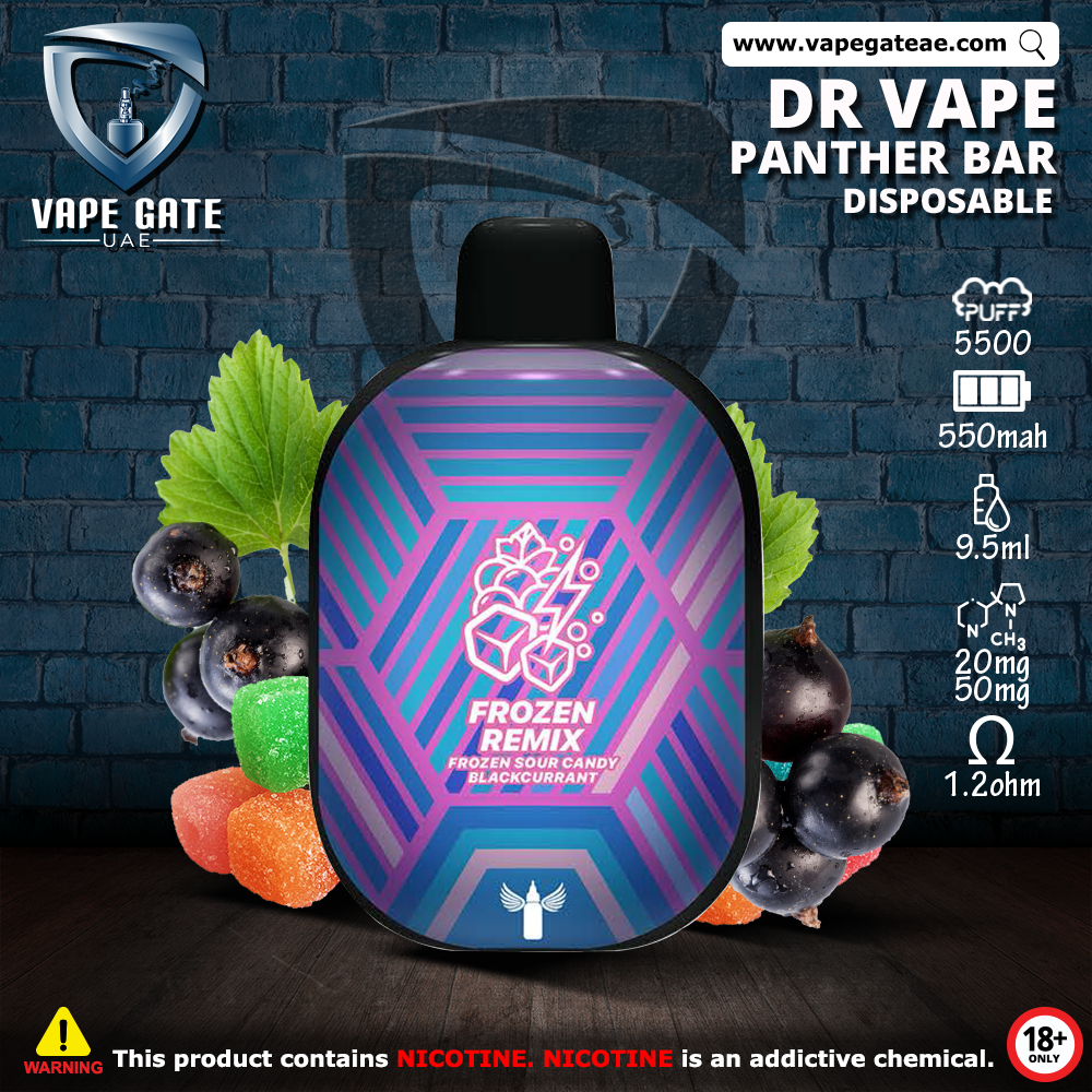 Dr Vapes Panther Bar Rechargeable Disposables vape (5500 Puffs)