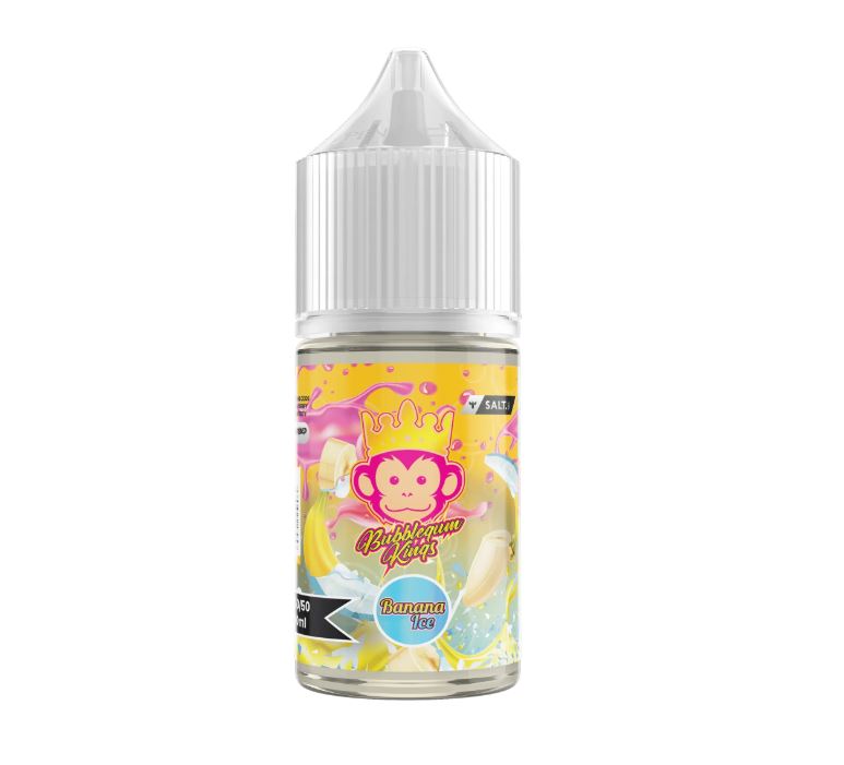 Bubble Gum Kings Banana Ice 30ml Saltnic by Dr. Vapes