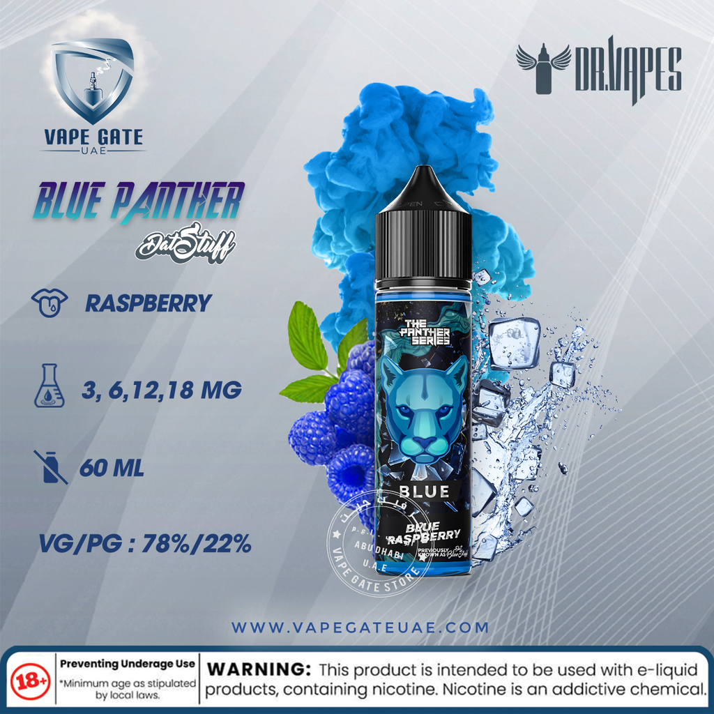 Date Blue Stuff (Blue Panther) -  E liquid by Dr Vapes
