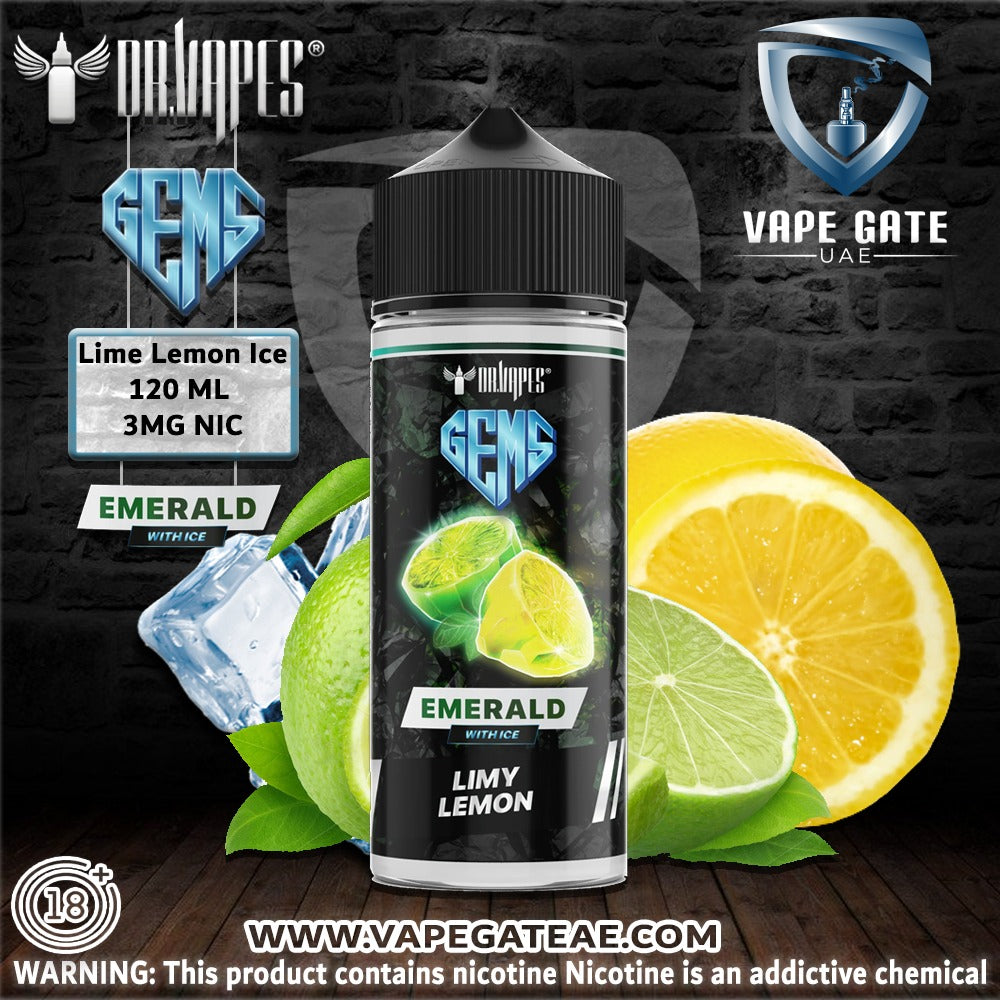 GEMS EMERALD LIMY LEMON -  E liquid by Dr Vapes