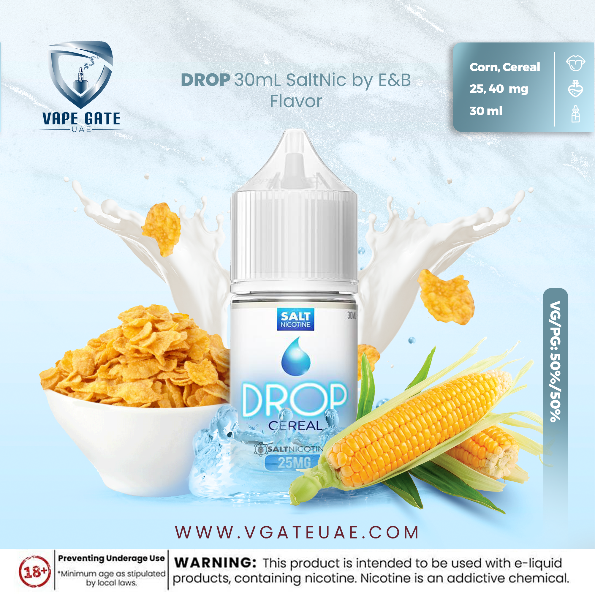 Cereal - Drop 30mL SaltNic by E&B Flavor