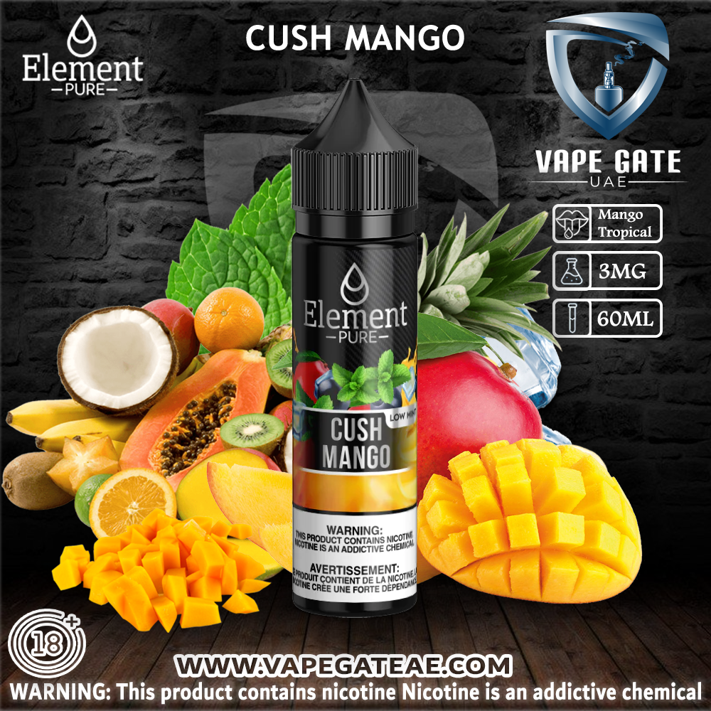 ELEMENT PURE - CUSH MANGO ELIQUID (60ML)