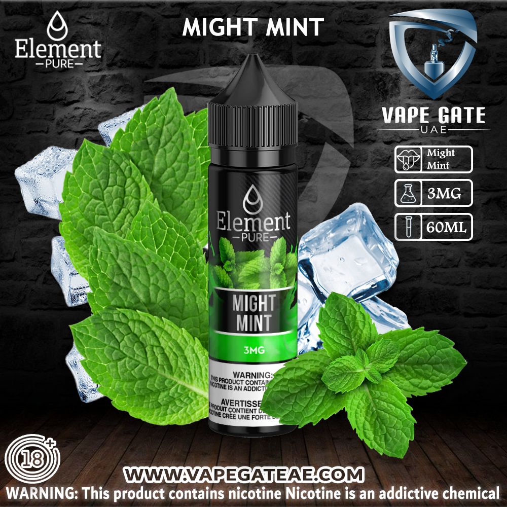 ELEMENT PURE - MIGHT MINT ELIQUID (60ML)