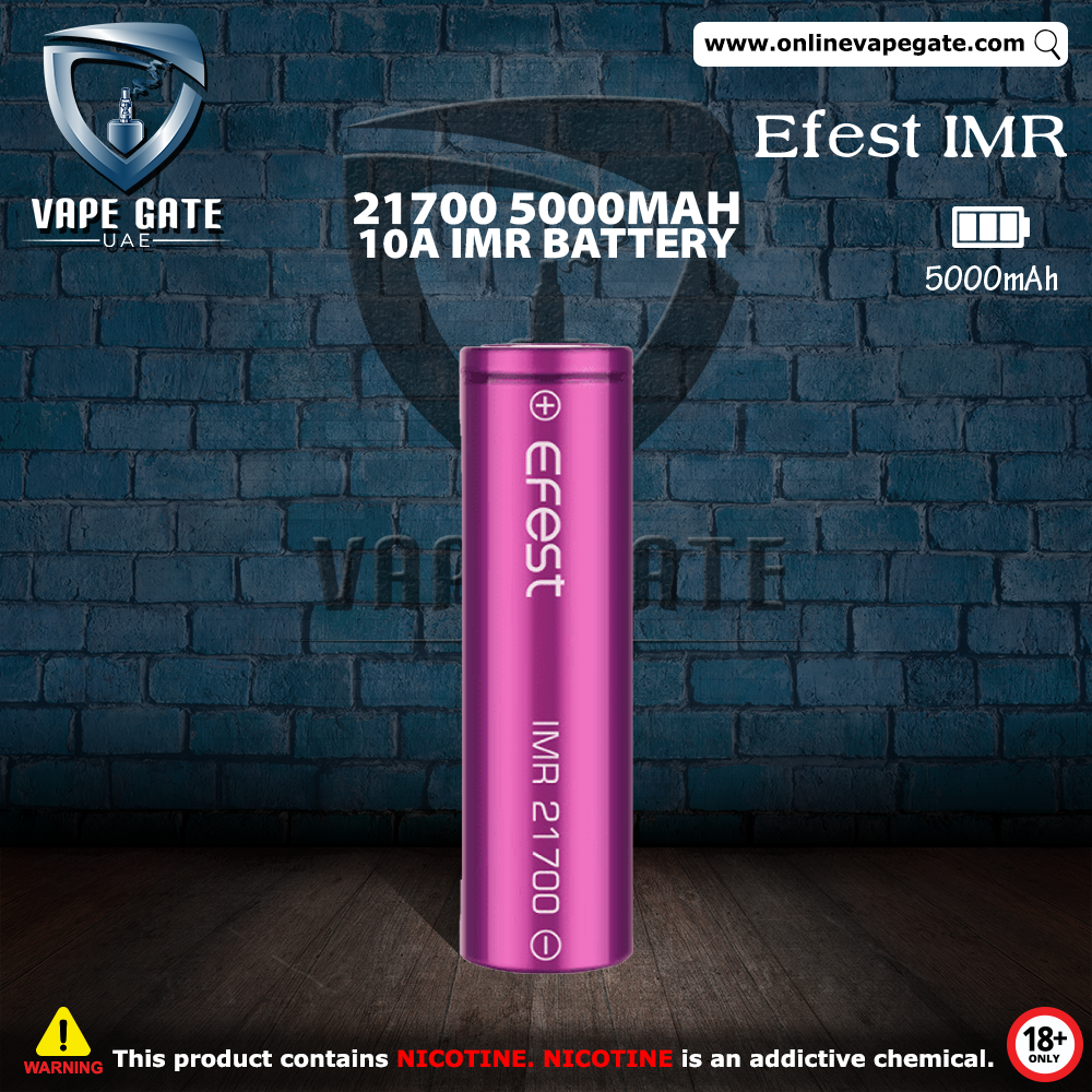 EFEST 21700 5000MAH 10A IMR BATTERY