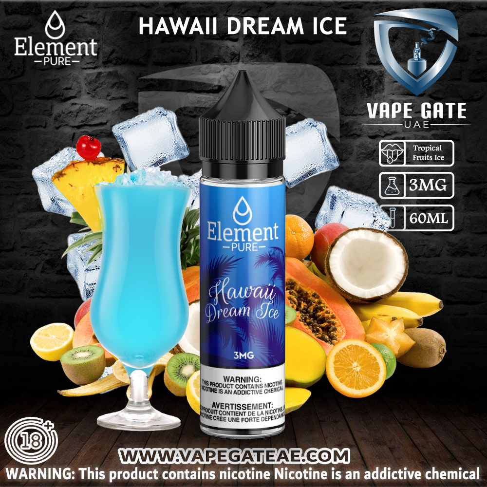 ELEMENT PURE - HAWAII DREAM ICE ELIQUID (60ML)