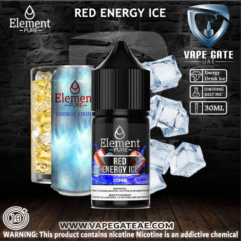 ELEMENT PURE - RED ENERGY ICE SALTNIC 30ML