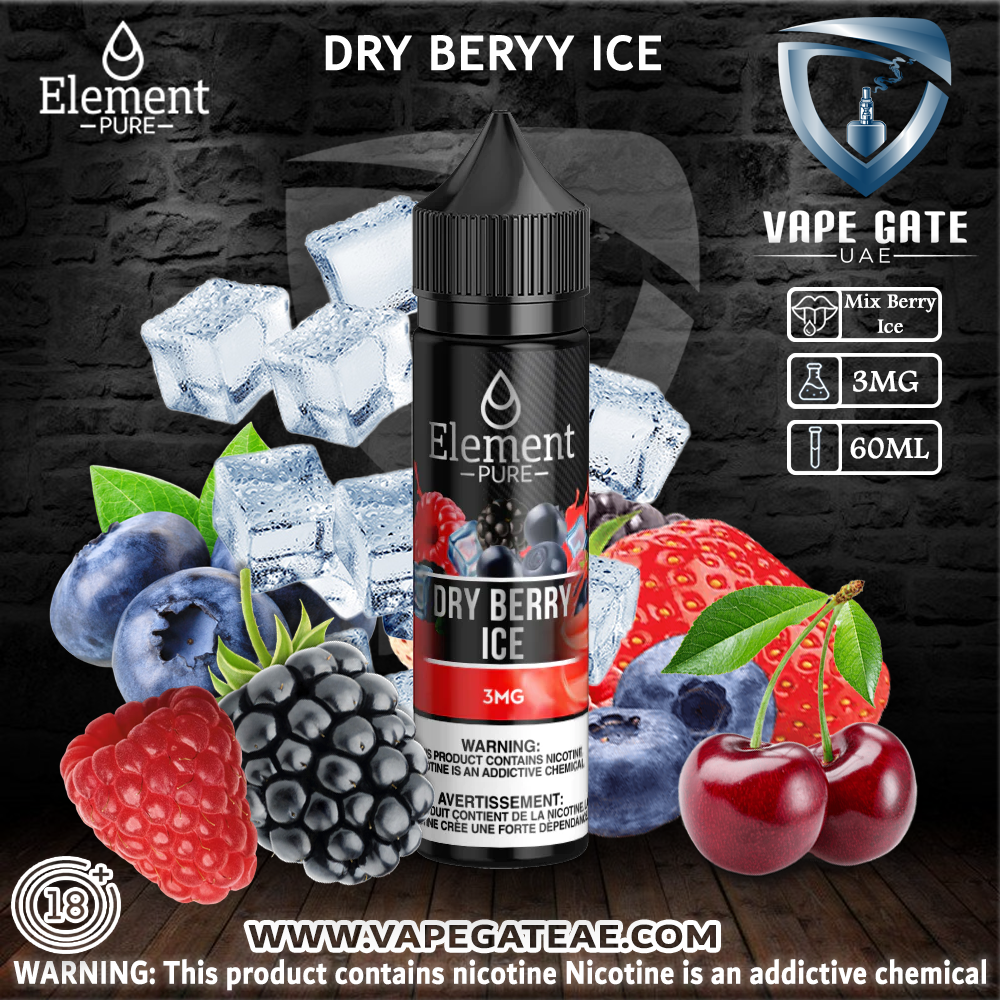 ELEMENT PURE - DRY BERRY ICE ELIQUID (60ML)