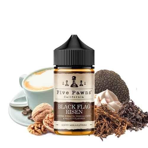 Black Flag Risen - 60ml E liquid by Five Pawns California