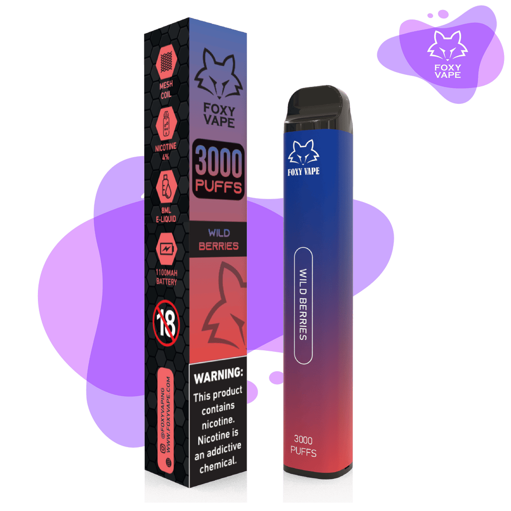 Foxy Vape Disposable Vape (3000 Puffs)