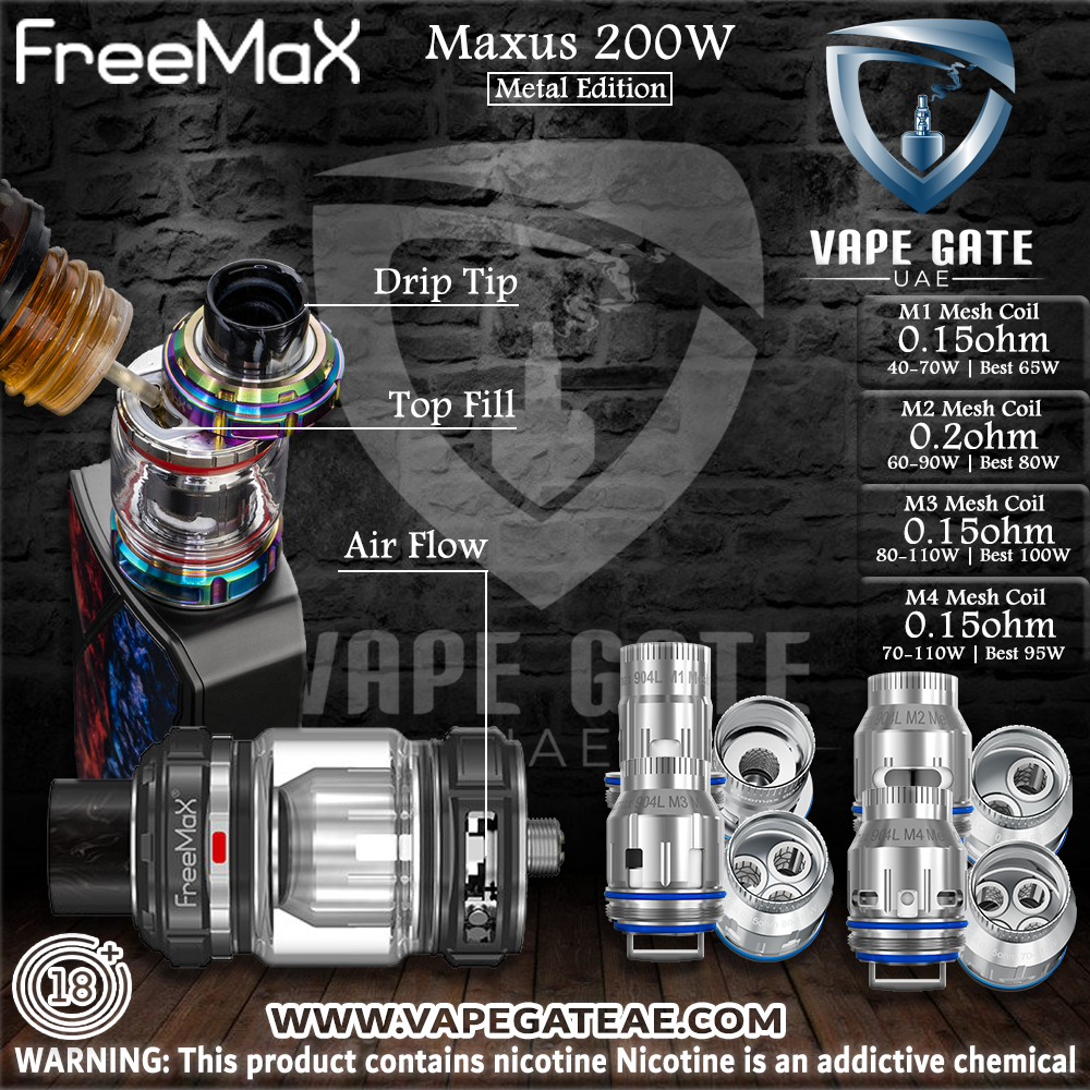 Freemax Maxus 200W TC Kit