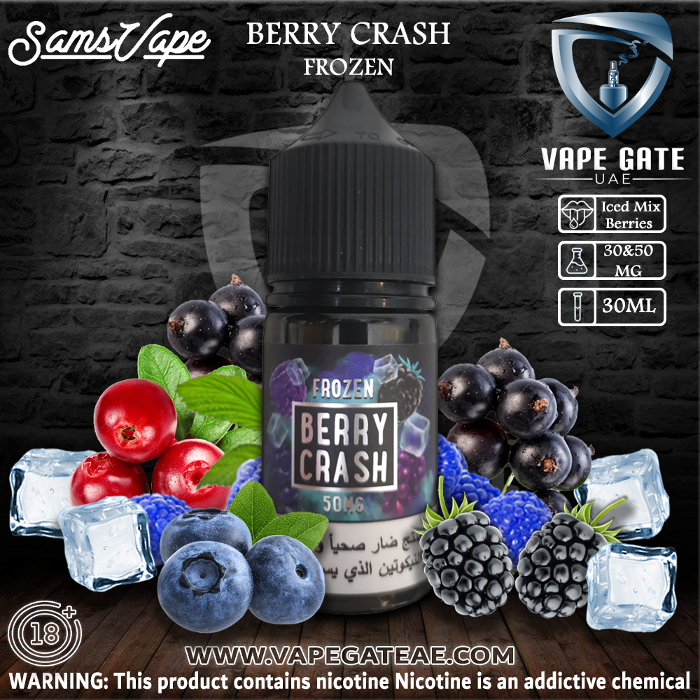 FROZEN BERRY CRASH SALTNIC 30 ML BY SAM VAPES