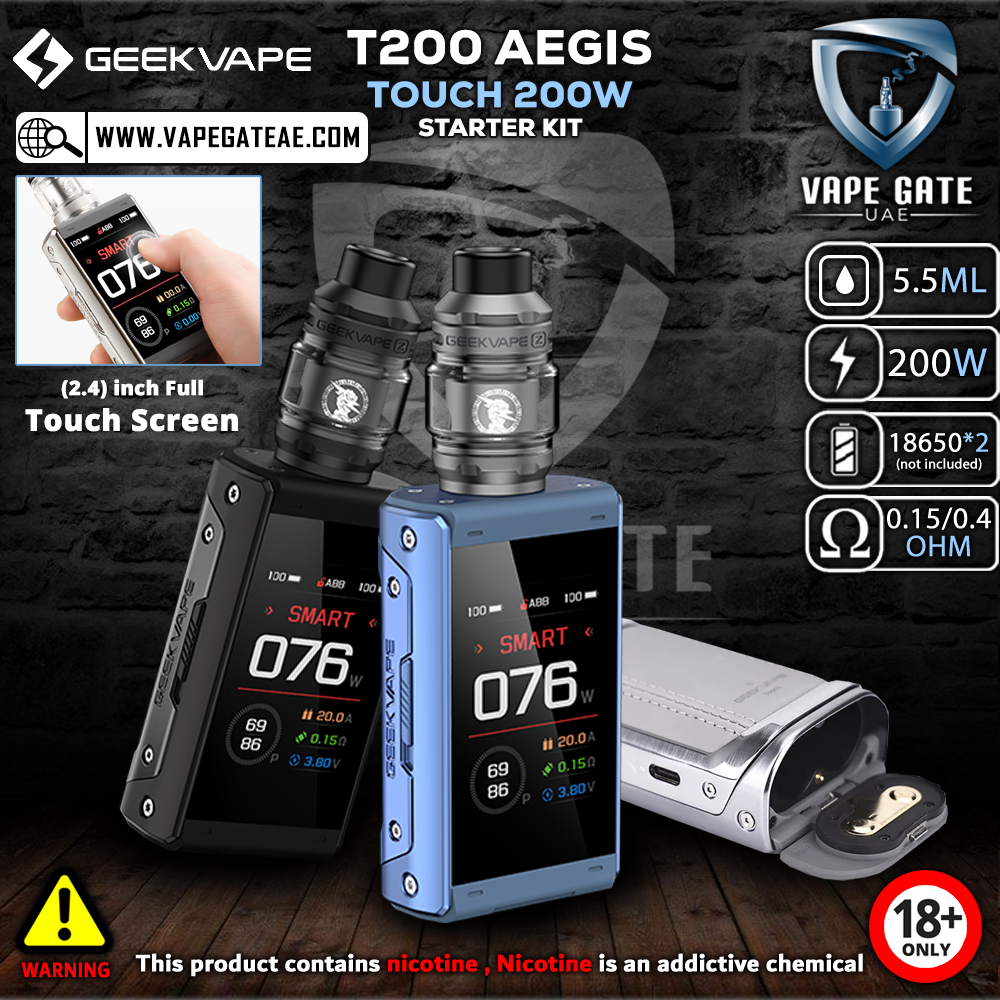 GEEKVAPE T200 AEGIS TOUCH 200W STARTER KIT