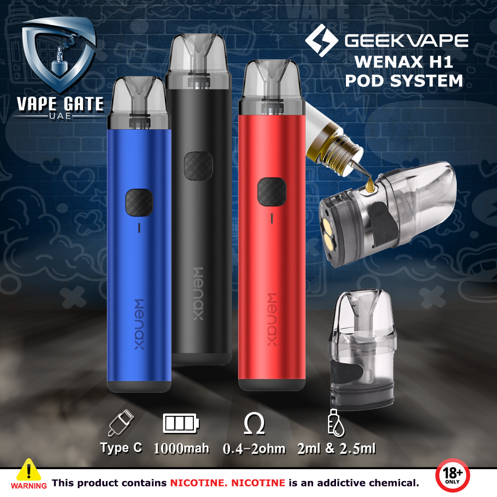 GEEKVAPE WENAX H1 POD SYSTEM 1000MAH 19W