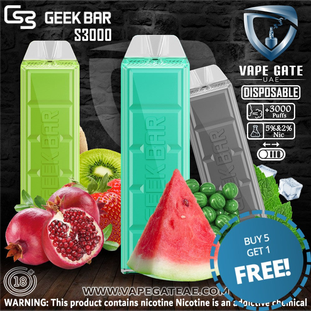 Geek Bar S3000 Disposable Pod Device (1000mAh) 20&50mg