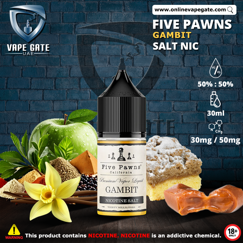 Gambit - 30ml SaltNic by Five Pawns California