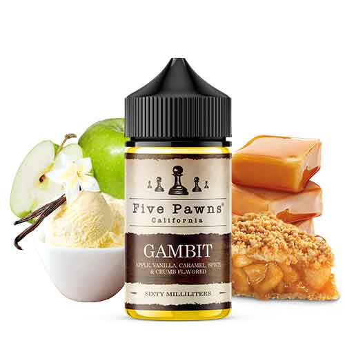 Gambit - 60ml E liquid by Five Pawns California