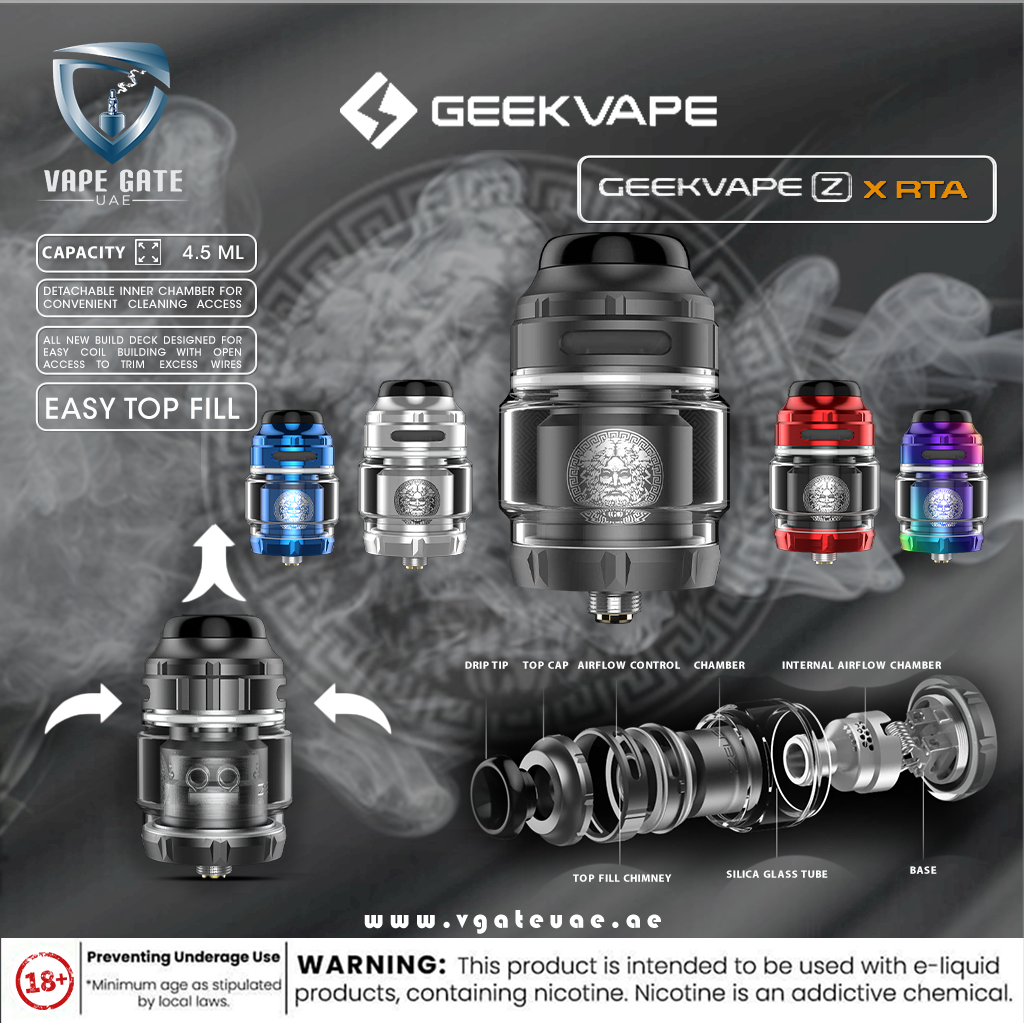 GEEKVAPE ZEUS X 25MM RTA TANK (X RTA)