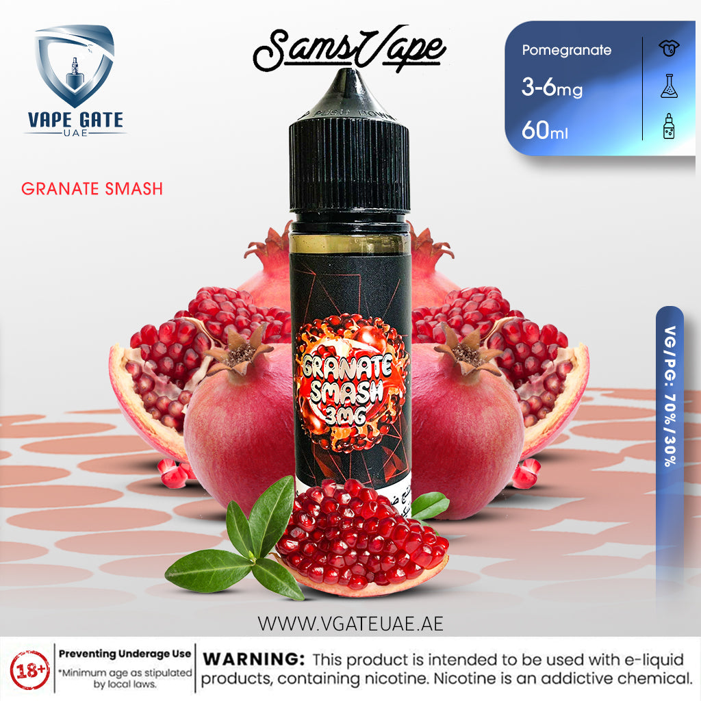 GRANATE SMASH E Liquid by Sam Vapes