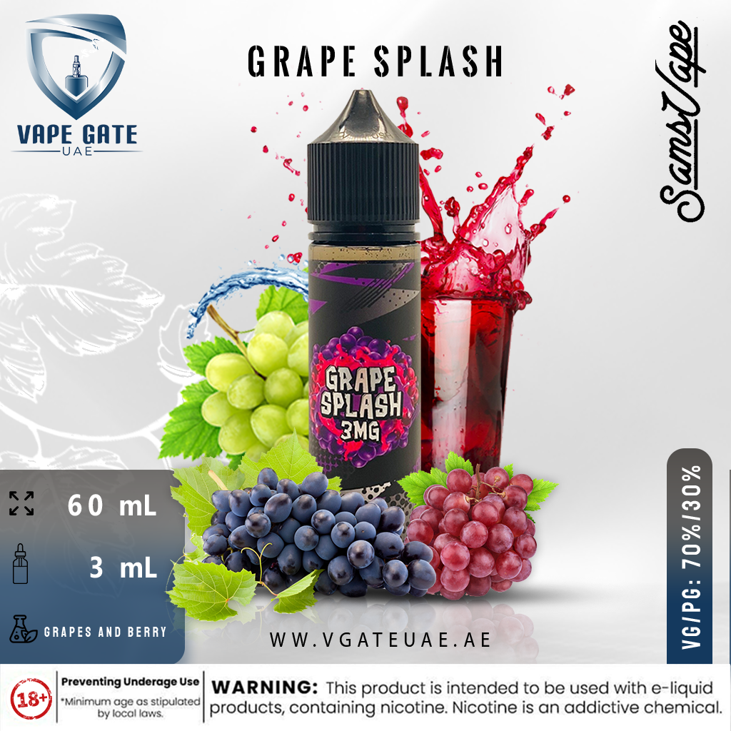 Grape Splash E Liquid by Sam Vapes