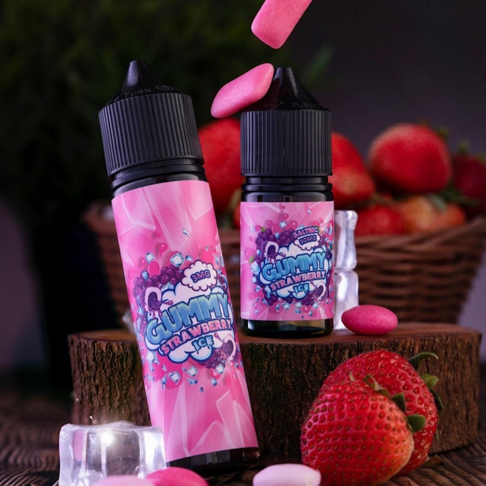 Gummy Strawberry Ice 60ml E Liquid by Gummy Eliquid