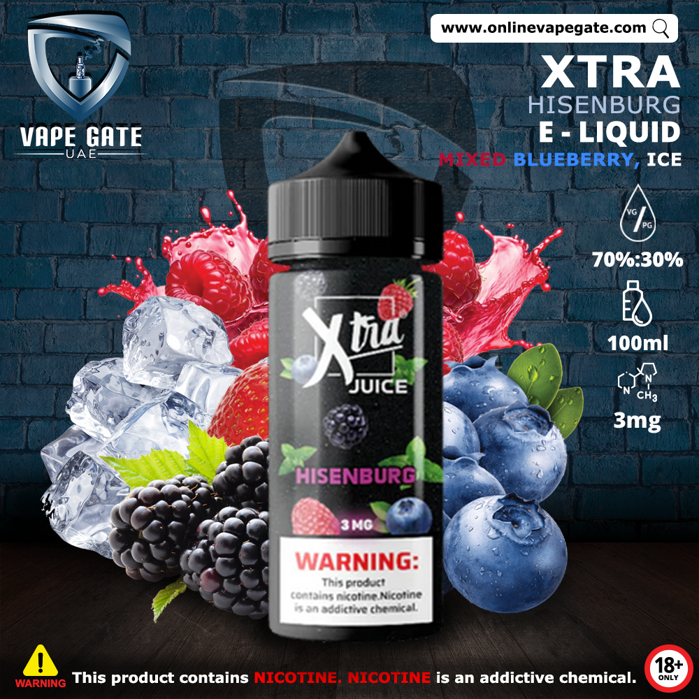 HISENBURG - XTRA ELIQUID 100ML