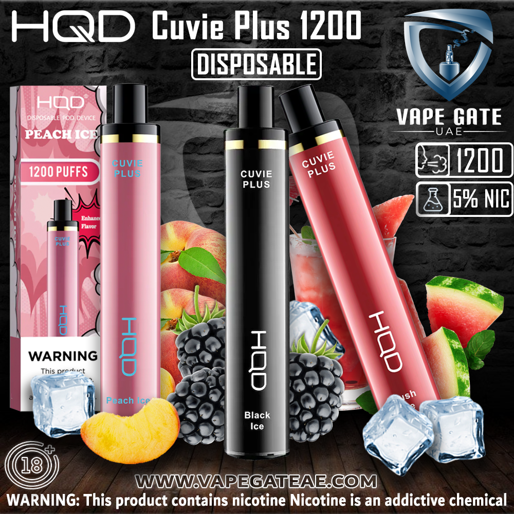 HQD Cuvie Plus Disposables Pod Device (1200 Puffs)