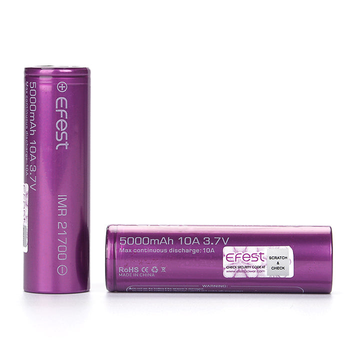 EFEST 21700 5000MAH 10A IMR BATTERY