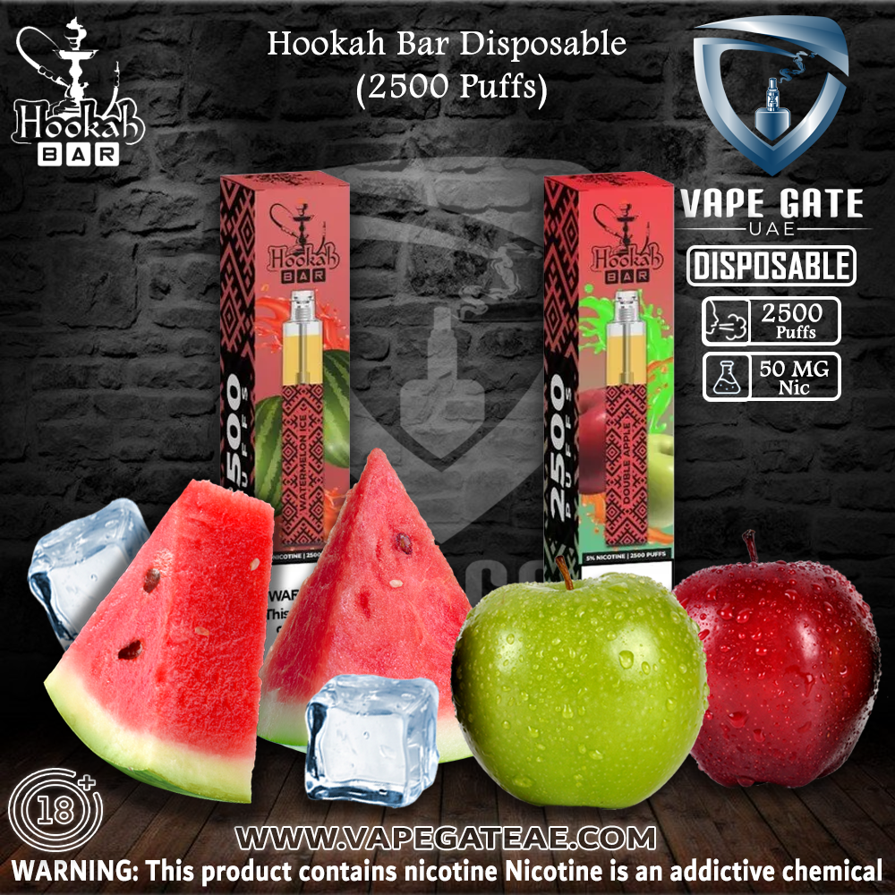 Hookah Bar Disposable Pods (2500 Puffs)