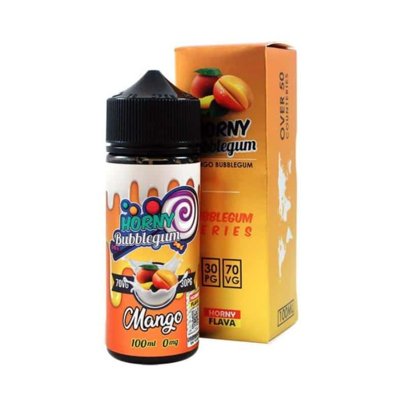 Horny Bubblegum Mango 100ml E Liquid by Horny Flava