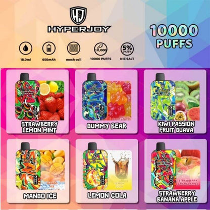 Hyperjoy 10000 Puffs Disposable Vape