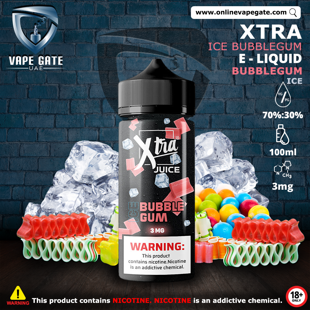 ICE BUBBLEGUM - XTRA ELIQUID 100ML