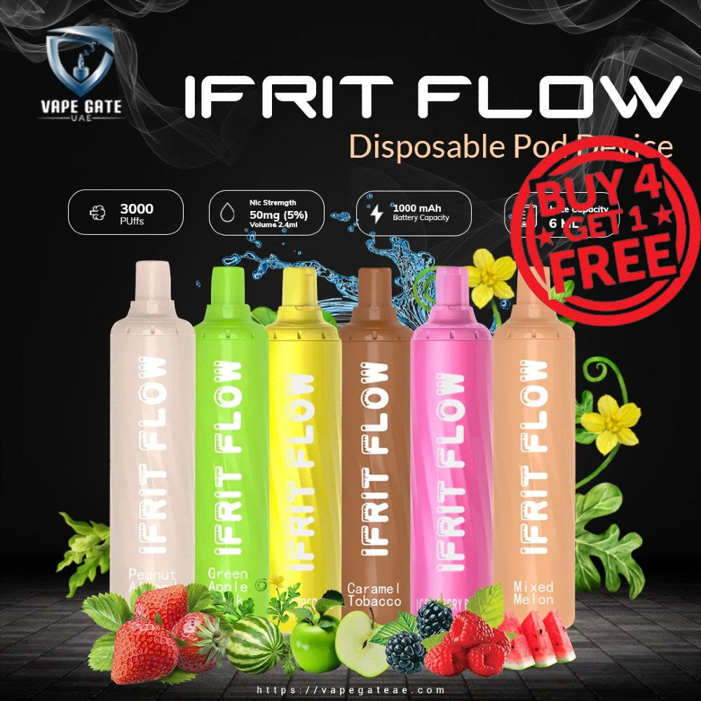 IFRIT FLOW 3000 Puffs Disposable Pod Device (50mg)