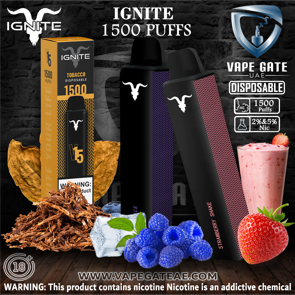 IGNITE - V15 (1500+ Puffs) Disposable Vape
