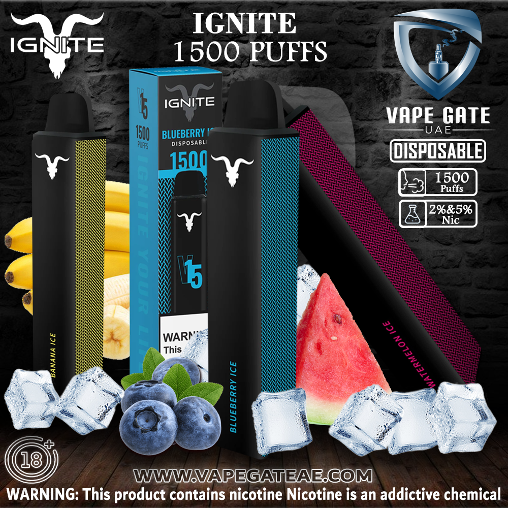 IGNITE - V15 (1500+ Puffs) Disposable Vape