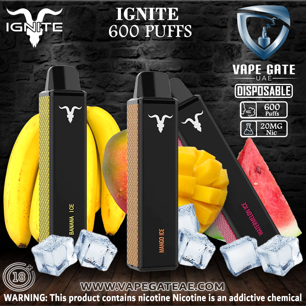 IGNITE - V600 (600 Puffs - 20 mg) Disposable Vape