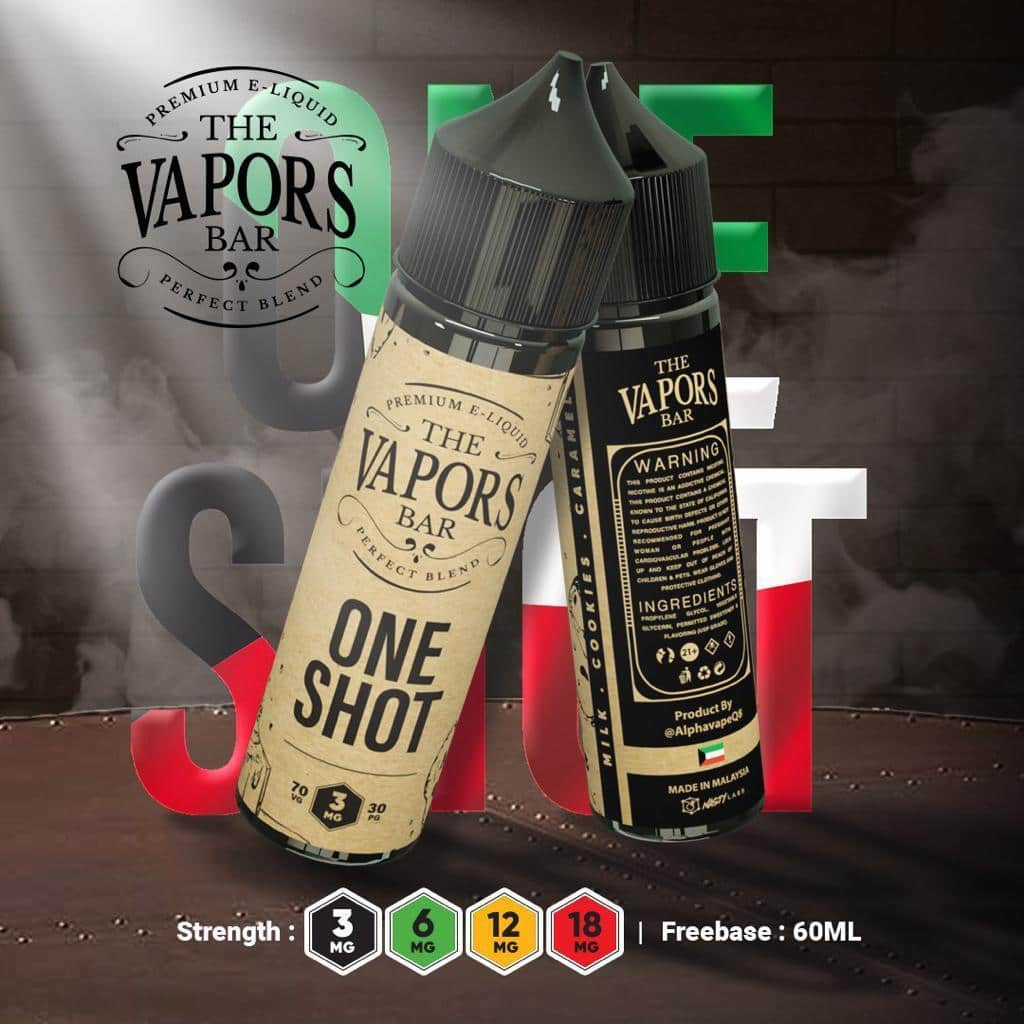 The Vapors Bar One Shot E Liquid