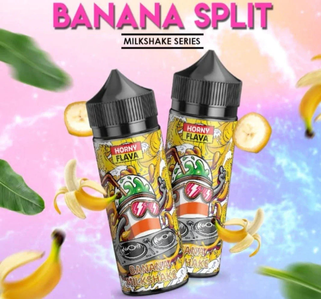 Horny - Banana Milkshake 120ml E Liquid by Horny Flava