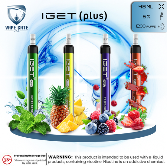 IGET PLUS Disposable Pod Device (1200 PUFF)